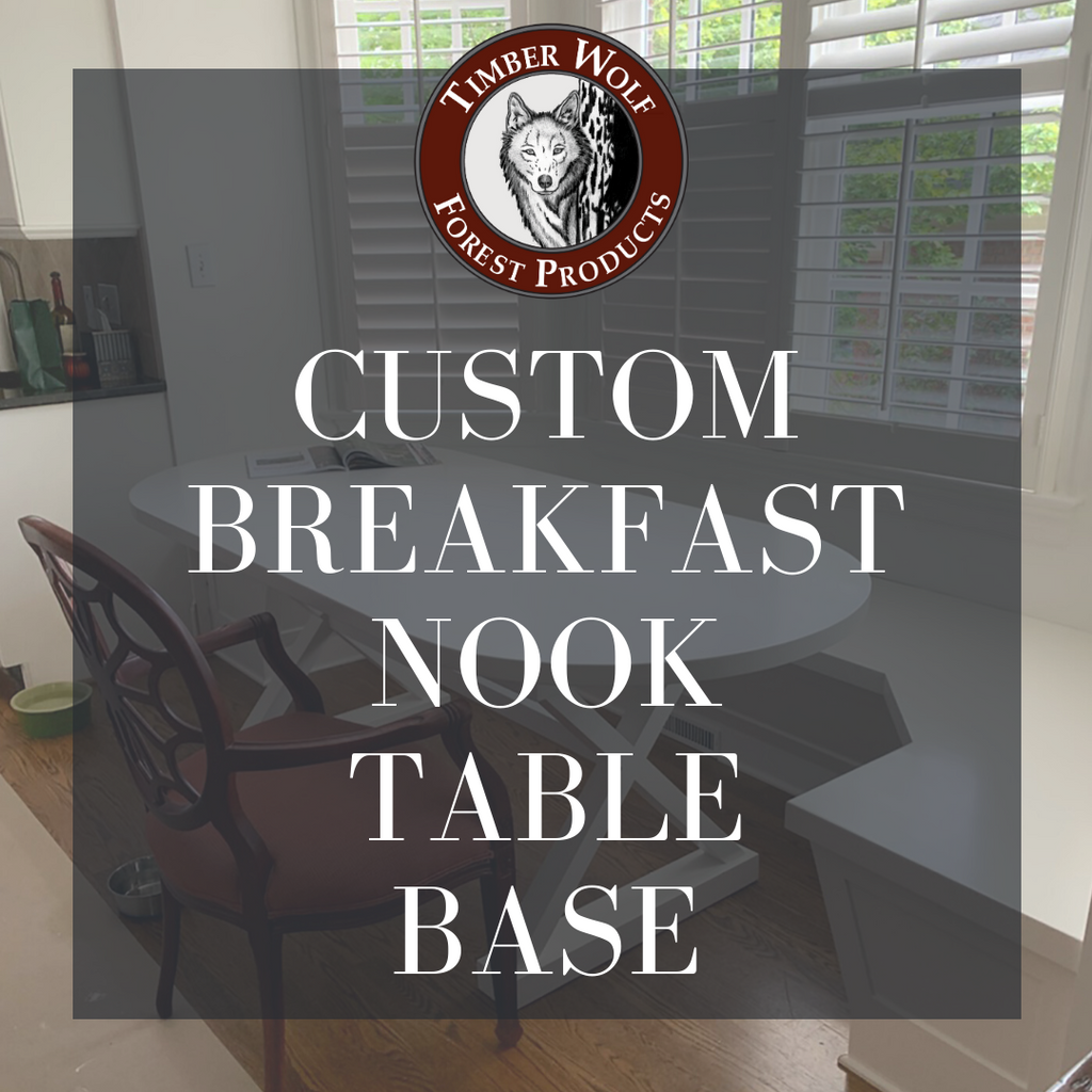 Custom Breakfast Nook Table Base
