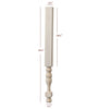 HB41225P-34-1/2 Slender Georgian Vanity Leg