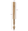 HB41225P-34-1/2 Slender Georgian Vanity Leg