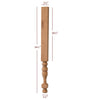 HB41225P-34-1/2 Slender Georgian Vanity Leg