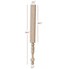 HB41225P-34-1/2 Slender Georgian Vanity Leg