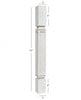 BAR22300-FW Mission Small Recessed Window Kitchen Bar Post
