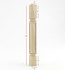 BAR22300-FW Mission Small Recessed Window Kitchen Bar Post