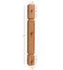 BAR22300-FW Mission Small Recessed Window Kitchen Bar Post