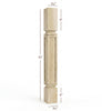 BAR22350-FW Mission Small Recessed Window Kitchen Bar Post