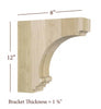 BB-009-L Large Nantucket Traditional Bar Bracket