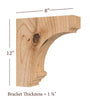 BB-009-L Large Nantucket Traditional Bar Bracket