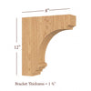 BB-009-L Large Nantucket Traditional Bar Bracket