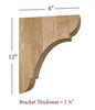 BB-010-L Large Manchester Wood Bar Bracket