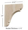 BB-010-M Medium Manchester Wood Bar Bracket