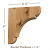 BB-010-M Medium Manchester Wood Bar Bracket