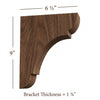 BB-010-M Medium Manchester Wood Bar Bracket