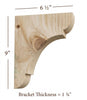 BB-010-M Medium Manchester Wood Bar Bracket