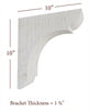BB-010-OH Overhang Manchester Wood Bar Bracket
