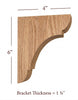 BB-010-XS Extra Small Manchester Wood Bar Bracket