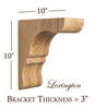 BB-304-OH Lexington Overhang Craftsman Corbel