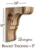 BB-304-OH Lexington Overhang Craftsman Corbel