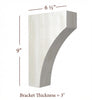 BB-308-M Medium Mission Bar Bracket