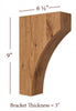BB-308-M Medium Mission Bar Bracket