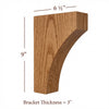 BB-308-M Medium Mission Bar Bracket