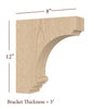 BB-309-LLarge Nantucket Bar Bracket
