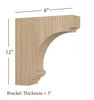 BB-309-LLarge Nantucket Bar Bracket