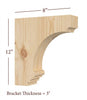 BB-309-LLarge Nantucket Bar Bracket