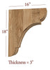 BB-310-HC Large Manchester Traditional Range Hood Corbel