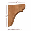 BB-310-L Large Manchester Traditional Bar Bracket