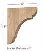 BB-310-L Large Manchester Traditional Bar Bracket