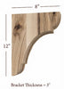 BB-310-L Large Manchester Traditional Bar Bracket