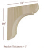 BB-310-OH Manchester Traditional Overhang Bar Bracket