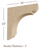 BB-310-OH Manchester Traditional Overhang Bar Bracket