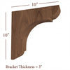 BB-310-OH Manchester Traditional Overhang Bar Bracket