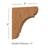 BB-310-XS Extra Small Manchester Traditional Bar Bracket