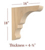 BB-404-HC Large Lexington Range Hood Corbel