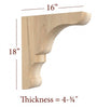 BB-404-HC Large Lexington Range Hood Corbel