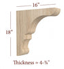 BB-404-HC Large Lexington Range Hood Corbel