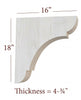 BB-410-HC Large Manchester Classic Range Hood Corbel