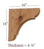 BB-410-HC Large Manchester Classic Range Hood Corbel