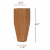 4.5" Tapered Wide Shaker Furniture Foot