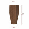 4.5" Tapered Wide Shaker Furniture Foot