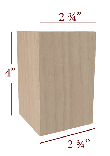 BF808 Skyline Slender Shaker Square Bun Foot