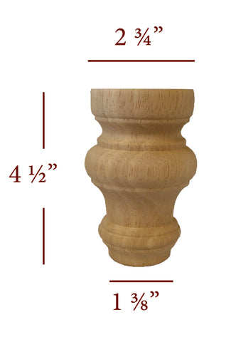 Whitten Traditional Bun Foot