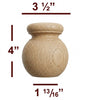 Traditional Round Cabinet Foot