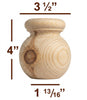 Traditional Round Cabinet Foot