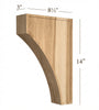CBL-004-L Large Shaker Transitional Window Mission Corbel