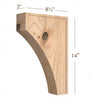 CBL-004-L Large Shaker Transitional Window Mission Corbel