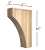 CBL-004-M Medium Transitional Full Window Kitchen Mission Corbel