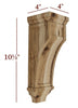 CBL-VM436 Extra Small Full Window Shaker Contemporary Mission Corbel